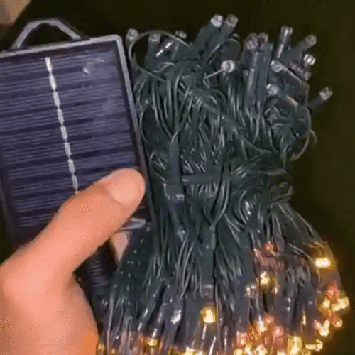 Luces Solares Navideñas