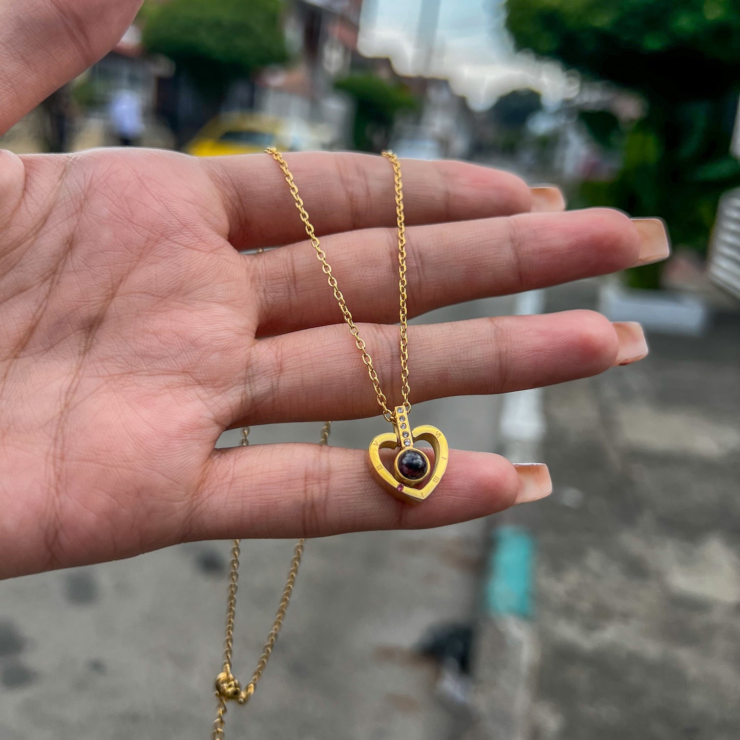 Collar Corazón Te Amo 100 Idiomas