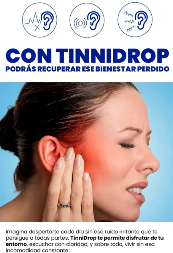 Tinnidrop Alivio Rápido Para Zumbidos y Dolores