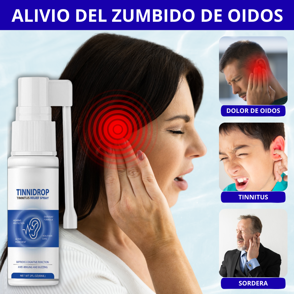 Tinnidrop Alivio Rápido Para Zumbidos y Dolores