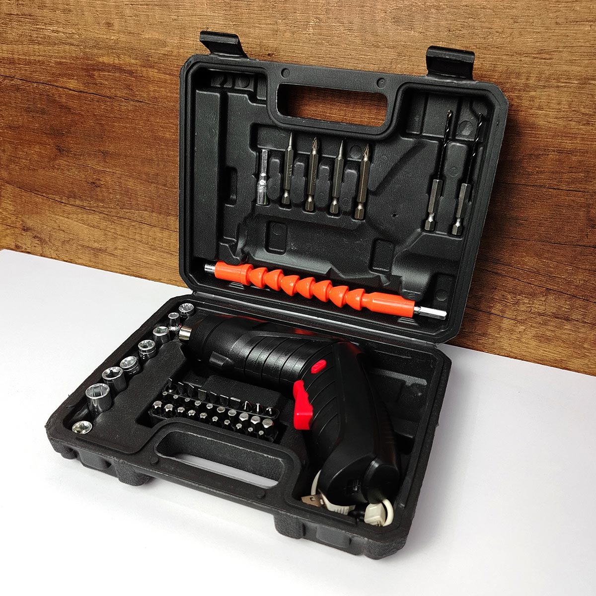 Atornillador Eléctrico Compacto Recargable Pro