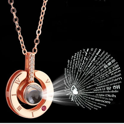 Collar Corazón Te Amo 100 Idiomas