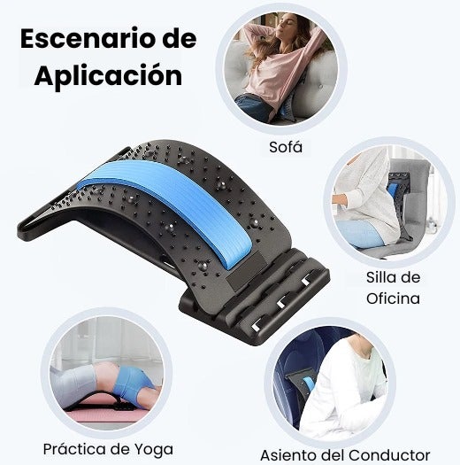 Camilla Ortopédica Lumbar con acupresión y terapia magnética