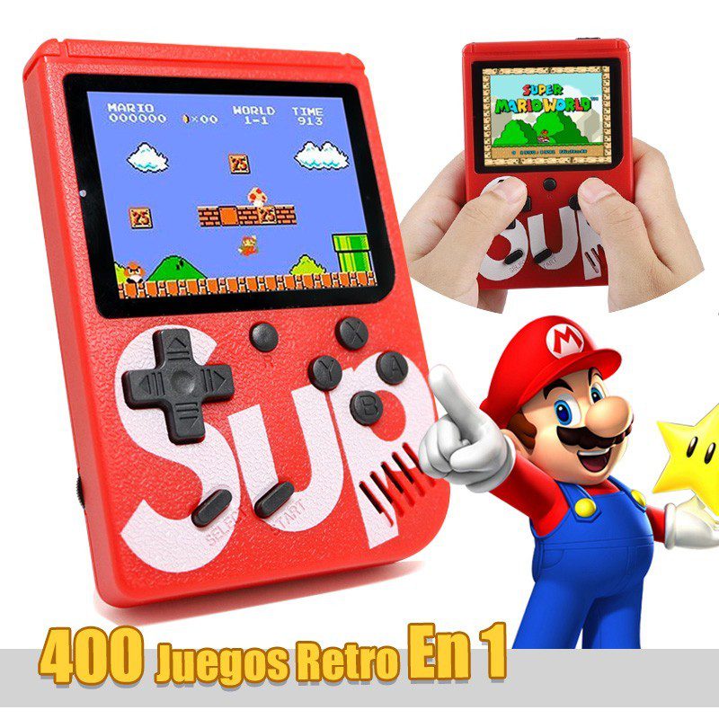Consola Retro Portátil 400 Juegos