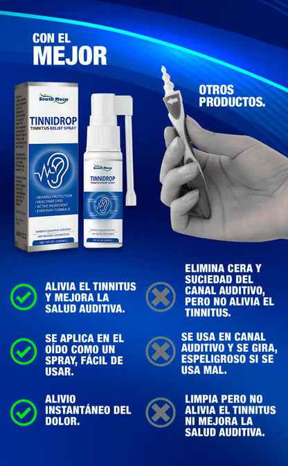 Tinnidrop Alivio Rápido Para Zumbidos y Dolores