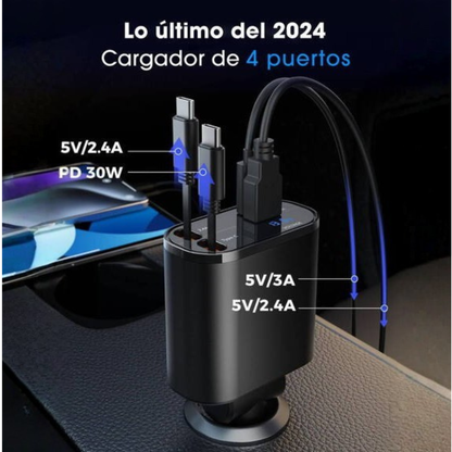 Cargador Rápido 4 en 1