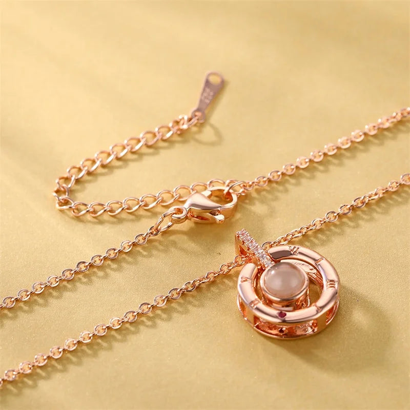 Collar Corazón Te Amo 100 Idiomas