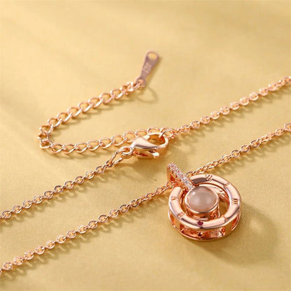 Collar Corazón Te Amo 100 Idiomas