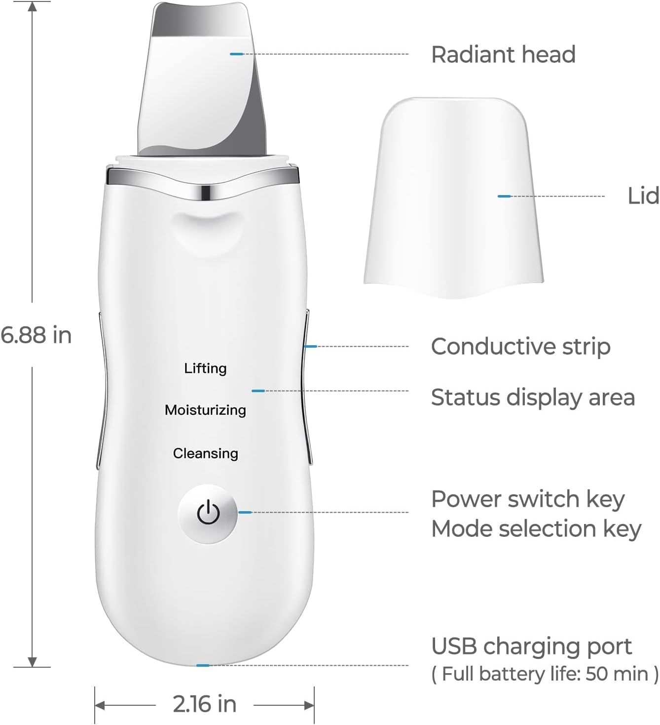 Limpiador Facial Ultrasónico Pro